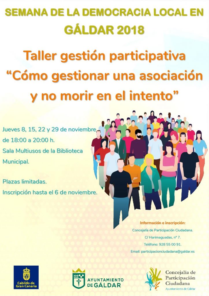 Participación Ciudadana Convoca Talleres Para Potenciar La Gestión De ...